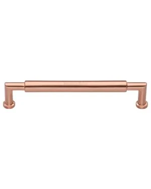 Heritage Brass Cabinet Pull Bauhaus Round Design 254mm CTC Satin Rose Gold Finish