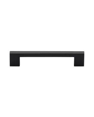 Heritage Brass Cabinet Pull Metro Design 128mm CTC Matt Black Finish