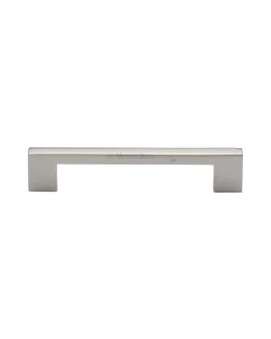 Heritage Brass Cabinet Pull Metro Design 128mm CTC Polished Nickel Finish
