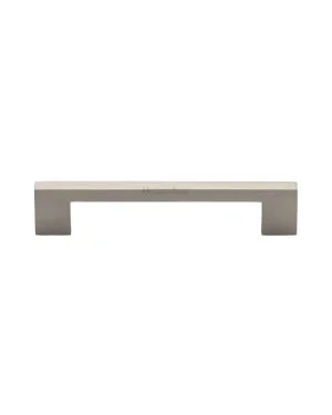 Heritage Brass Cabinet Pull Metro Design 128mm CTC Satin Nickel Finish