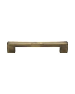 Heritage Brass Cabinet Pull Metro Design 160mm CTC Antique Brass Finish