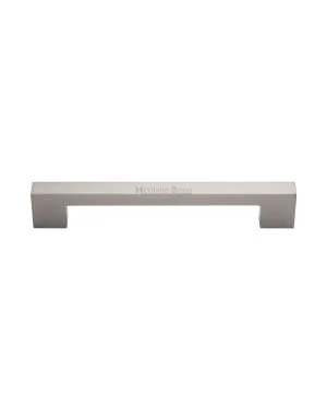 Heritage Brass Cabinet Pull Metro Design 160mm CTC Satin Nickel Finish