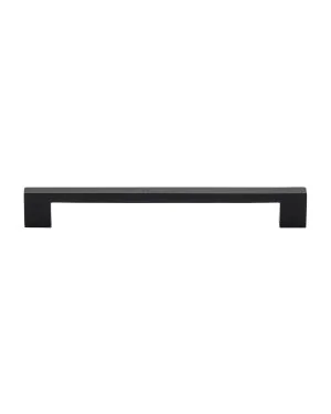 Heritage Brass Cabinet Pull Metro Design 192mm CTC Matt Black Finish