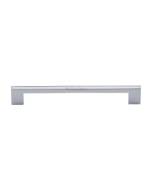 Heritage Brass Cabinet Pull Metro Design 192mm CTC Polished Chrome Finish