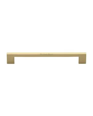 Heritage Brass Cabinet Pull Metro Design 192mm CTC Satin Brass Finish