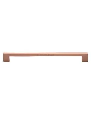 Heritage Brass Cabinet Pull Metro Design 254mm CTC Satin Rose Gold Finish