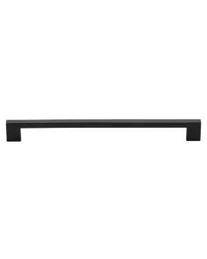 Heritage Brass Cabinet Pull Metro Design 256mm CTC Matt Black Finish