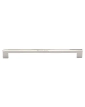 Heritage Brass Cabinet Pull Metro Design 256mm CTC Polished Nickel Finish