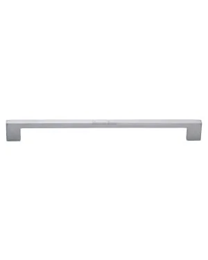 Heritage Brass Cabinet Pull Metro Design 256mm CTC Satin Chrome Finish