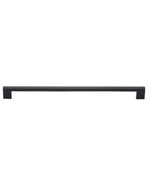 Heritage Brass Cabinet Pull Metro Design 320mm CTC Matt Black Finish