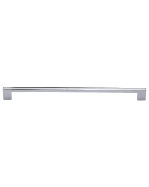 Heritage Brass Cabinet Pull Metro Design 320mm CTC Polished Chrome Finish