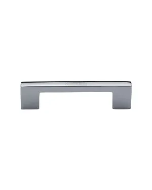 Heritage Brass Cabinet Pull Metro Design 96mm Polished Chrome finish