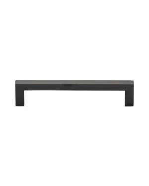 Heritage Brass Cabinet Pull Square Metro Design 128mm CTC Matt Bronze Finish