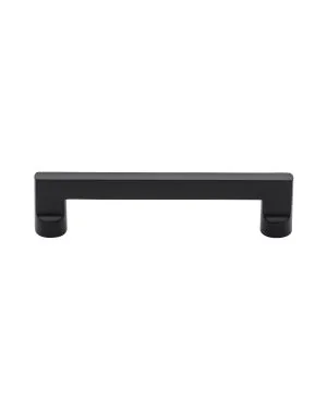 Heritage Brass Cabinet Pull Apollo Design 128mm CTC Matt Black Finish