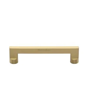 Heritage Brass Cabinet Pull Apollo Design 128mm CTC Satin Brass Finish