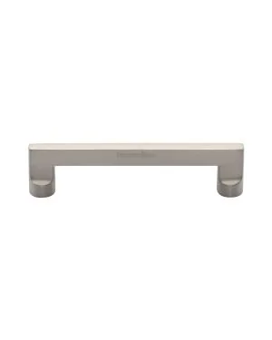 Heritage Brass Cabinet Pull Apollo Design 128mm CTC Satin Nickel Finish