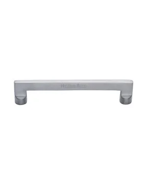 Heritage Brass Cabinet Pull Apollo Design 160mm CTC Satin Chrome Finish