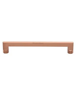 Heritage Brass Cabinet Pull Apollo Design 203mm CTC Satin Rose Gold Finish
