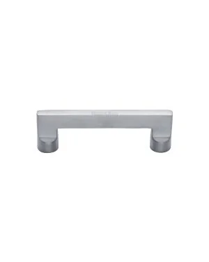 Heritage Brass Cabinet Pull Apollo Design 96mm Satin Chrome finish