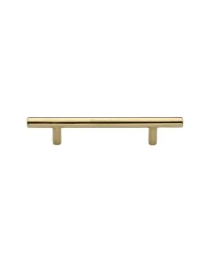 Heritage Brass Cabinet Pull Bar Design 101mm CTC Polished Brass Finish