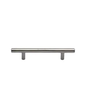 Heritage Brass Cabinet Pull Bar Design 101mm CTC Polished Nickel Finish