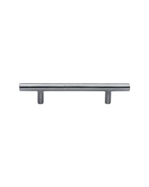 Heritage Brass Cabinet Pull Bar Design 101mm CTC Satin Chrome Finish