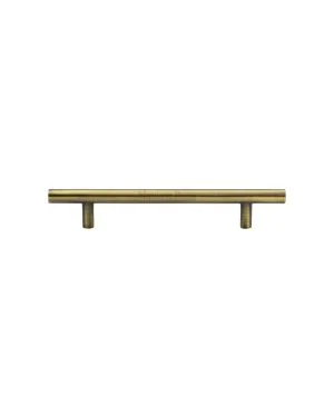 Heritage Brass Cabinet Pull Bar Design 128mm CTC Antique Brass Finish