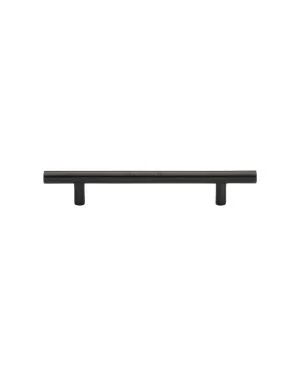 Heritage Brass Cabinet Pull Bar Design 128mm CTC Matt Bronze Finish
