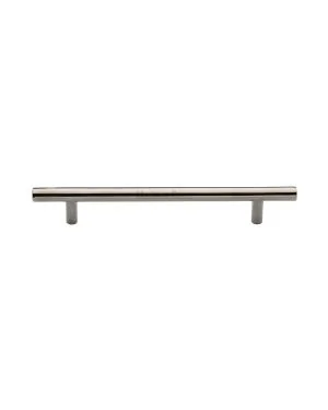 Heritage Brass Cabinet Pull Bar Design 160mm CTC Polished Nickel Finish