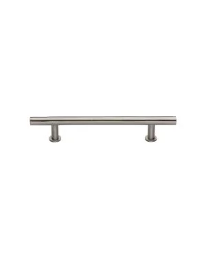 Heritage Brass Cabinet Pull T-Bar Design with 16mm Rose 128mm CTC Satin Nickel Finish