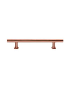 Heritage Brass Cabinet Pull T-Bar Design with 16mm Rose 160mm CTC Satin Rose Gold Finish
