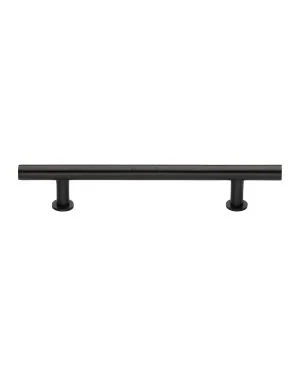 Heritage Brass Cabinet Pull T-Bar Design with 16mm Rose 203mm CTC Matt Bronze Finish