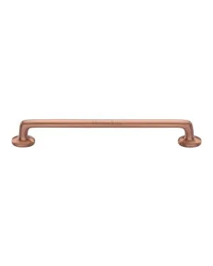 Heritage Brass Cabinet Pull Traditional Design 203mm CTC Satin Rose Gold Finish