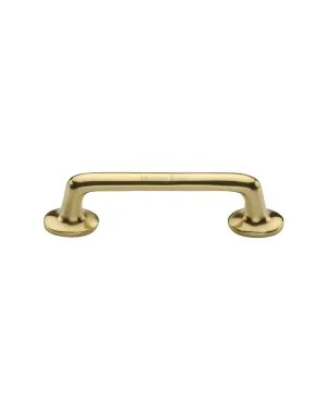 Heritage Brass Cabinet Pull Traditional Design 96mm Polished Brass finish