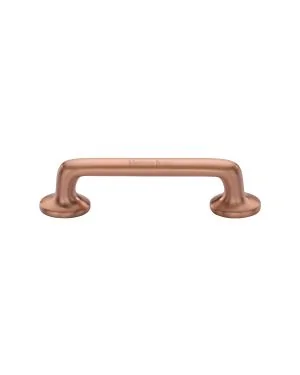 Heritage Brass Cabinet Pull Traditional Design 96mm CTC Satin Rose Gold Finish