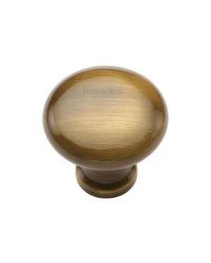 Timeless Elegance and Unrivaled QualityHeritage Brass Cabinet Knob Mushroom Design 32mm Antique finish