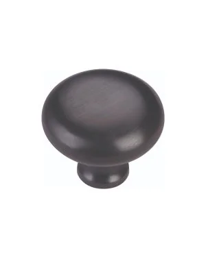 Timeless Elegance and Unrivaled Quality Heritage Brass Cabinet Knob Victorian Round Design 32mm Matt Black finish