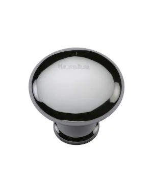 Timeless Elegance and Unrivaled QualityHeritage Brass Cabinet Knob Mushroom Design 32mm Polished Chrome finish