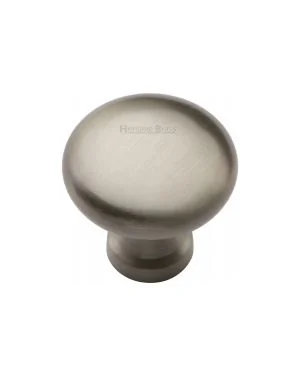 Timeless Elegance and Unrivaled QualityHeritage Brass Cabinet Knob Mushroom Design 32mm Satin Nickel finish