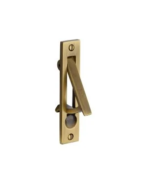 Pocket Door Edge Pull Antique Brass finish