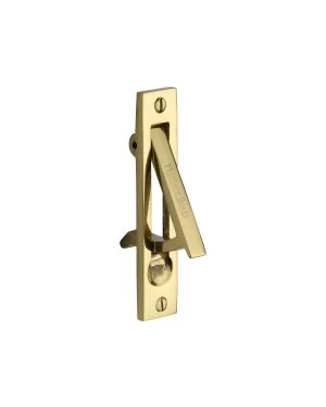 Pocket Door Edge Pull Polished Brass finish