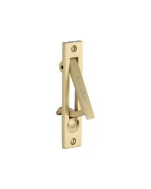 Pocket Door Edge Pull Satin Brass finish