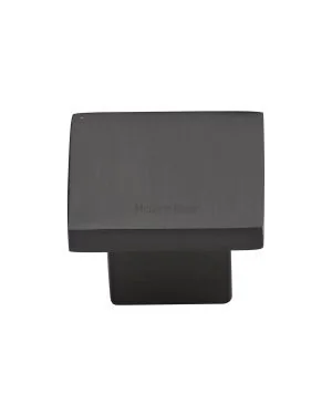 Heritage Brass Cabinet Knob Classic Square Design 32mm Matt Bronze finish