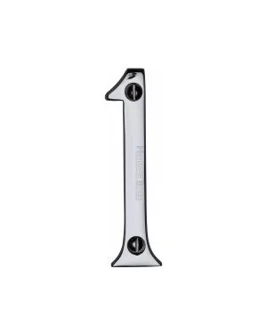 Heritage Brass Numeral 1 Face Fix 76mm (3") Polished Chrome finish
