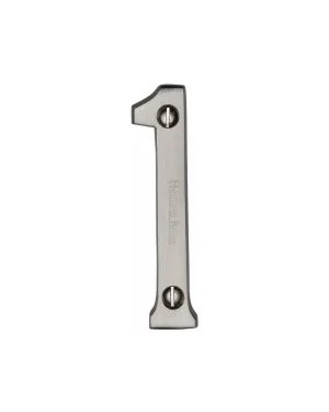 Heritage Brass Numeral 1 Face Fix 76mm (3") Satin Nickel finish