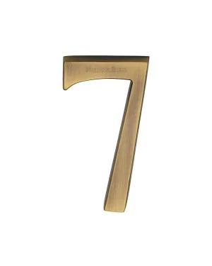 Heritage Brass Numeral 7 Concealed Fix 76mm (3") Antique Brass finish
