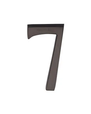 Heritage Brass Numeral 7 Concealed Fix 76mm (3") Matt Bronze finish
