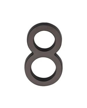 Heritage Brass Numeral 8 Concealed Fix 76mm (3") Matt Bronze finish
