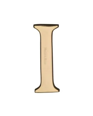 Heritage Brass Alphabet I Rear Fix 51mm (2") Polished Brass finish