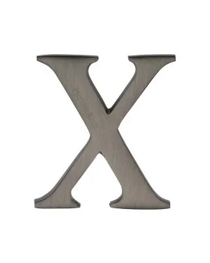 Heritage Brass Alphabet X Pin Fix 51mm (2") Matt Bronze Finish